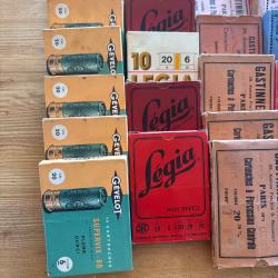 Collection de bo&icirc;tes cartouche calibre 20