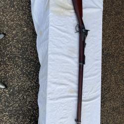 SPRINGFIELD TRAPDOOR RIFLE 1884 cal 45/70 et certificat d'origine Le Hussard.