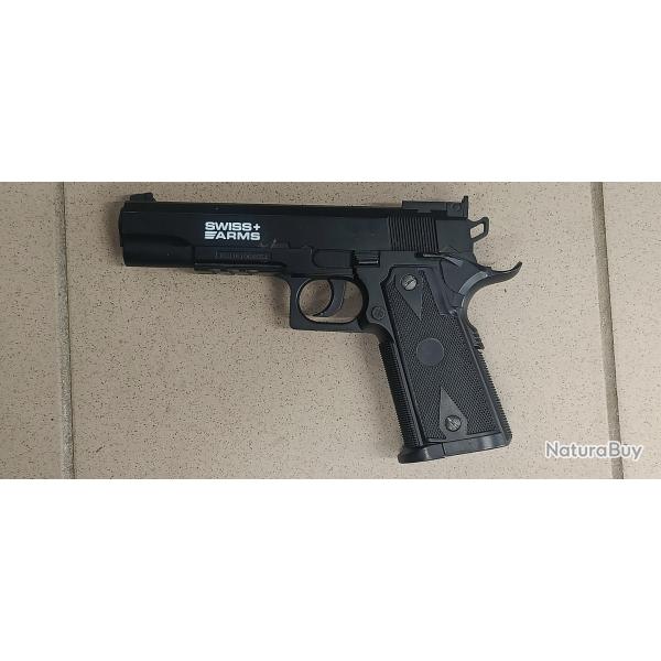 pistolet colt 1911 4.5mm NBB CO2 � r�parer (fuite) cybergun