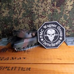 Patch pvc octogonal style pmc Wagner russe tactical crane airsoft &eacute;cusson phosphorescent