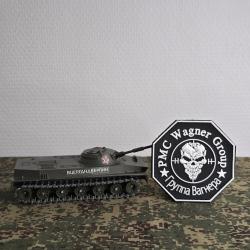 Patch pvc octogonal style pmc Wagner russe tactical crane airsoft &eacute;cusson phosphorescent