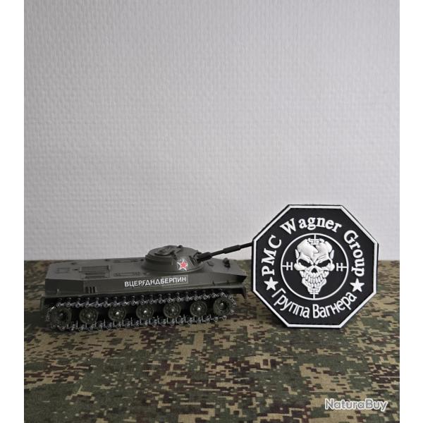 Patch pvc octogonal style pmc Wagner russe tactical crane airsoft �cusson phosphorescent