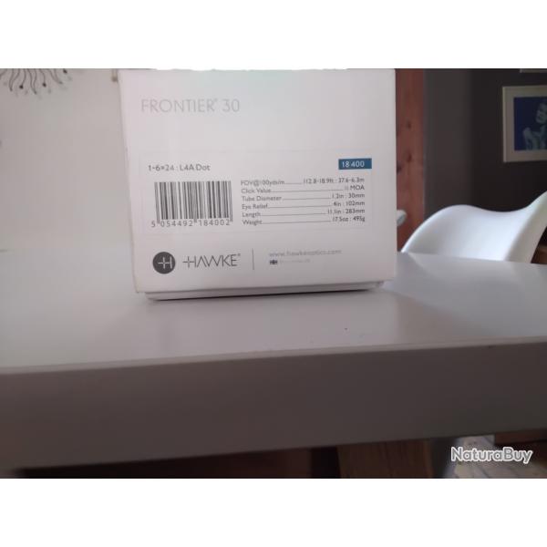 LUNETTE DE BATTUE  HAWKE FRONTIER 30 1x6 24 L4A DOT