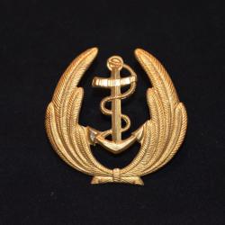 INSIGNE DE CASQUE COLONIAL Mle 1931 OFFICIER-AFRIQUE-MOYEN ORIENT-INDOCHINE-2&deg;WW-LIBERATION-1939/45