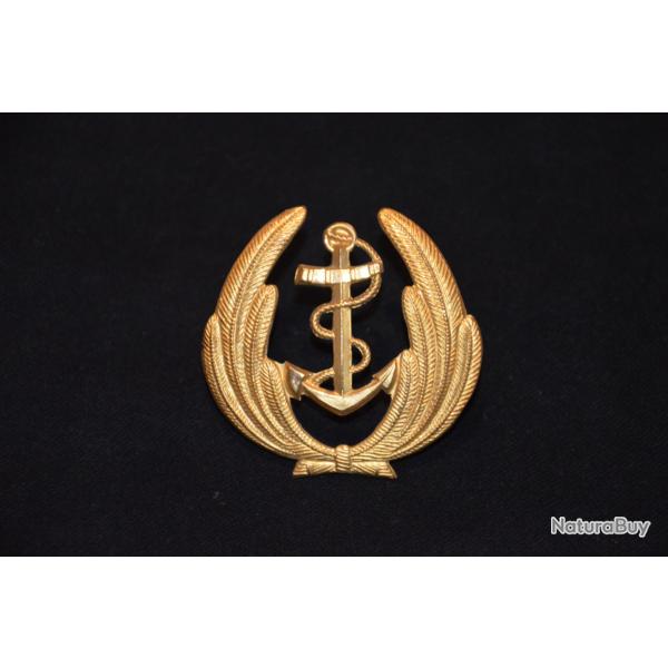 INSIGNE DE CASQUE COLONIAL Mle 1931 OFFICIER-AFRIQUE-MOYEN ORIENT-INDOCHINE-2�WW-LIBERATION-1939/45
