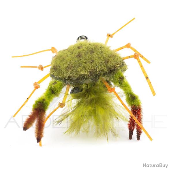 Mouches PUGLISI Palometa crab Olive H1/0