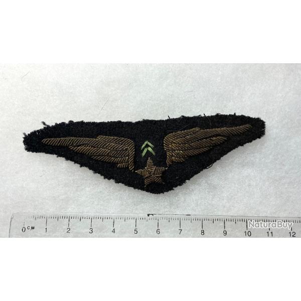 FRANCE 1935/1945 AVIATION ARM�E DE L'AIR - insigne de poitrine PILOTE DE CHASSE