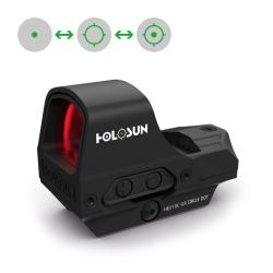 HOLOSUN HE510C-GR | Viseur reflex ouvert pour arme d'&eacute;paule | Syst&egrave;me Multi-R&eacute;ticule. M.R.S Vert