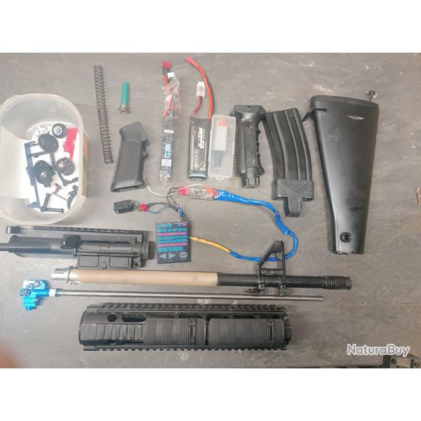 Lot de pi�ces airsoft