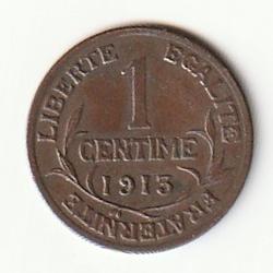 Monnaie  France 1 centime Daniel-Dupuis 1913