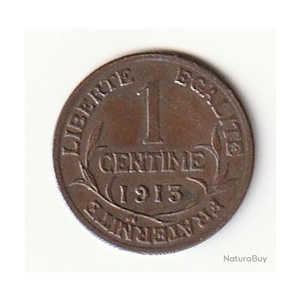 Monnaie  France 1 centime Daniel-Dupuis 1913