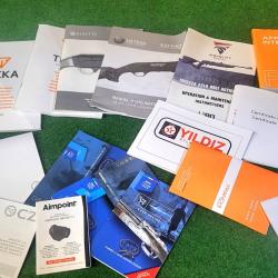 Lot Diverses notices d armes