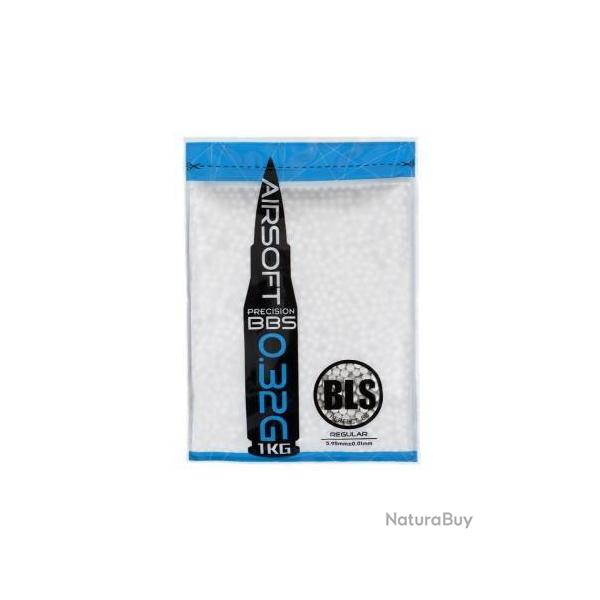 BLS PRECISION Airsoft Pellets 0.32g, 3120 BBs (Bag) - White