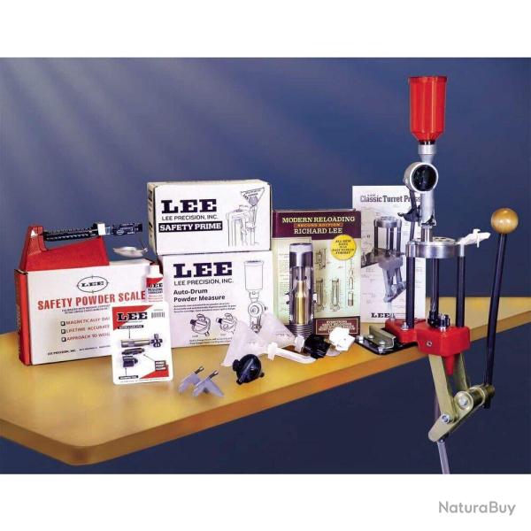 Kit Presse de Rechargement A Tourelle 4 Positions Lee Classic Turret