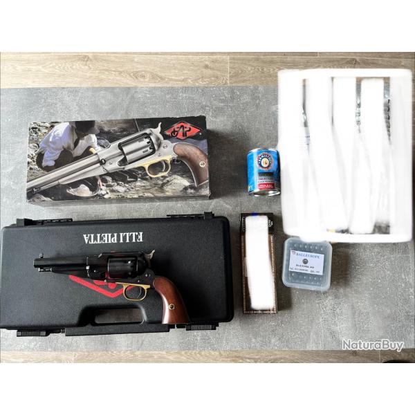 Pack + accessoires Pietta 1858 NEW MODEL ARMY SHERIFF CAL 44