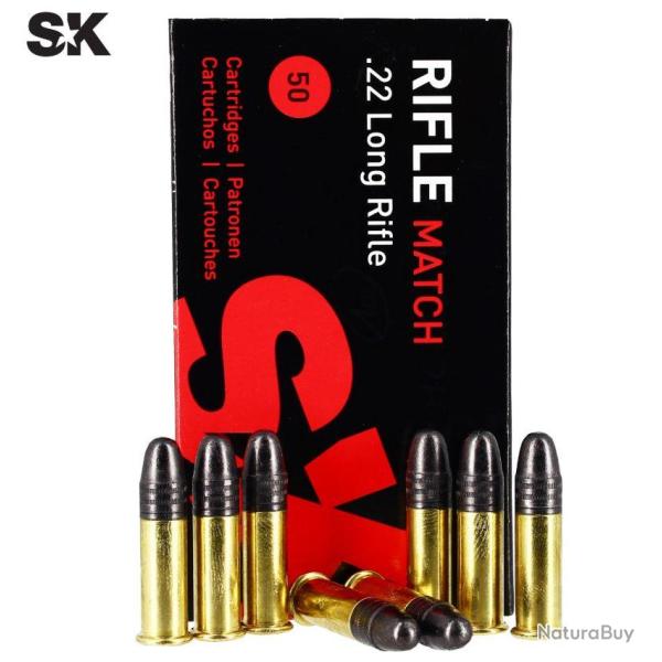 MUNITIONS SK Rifle Match - 22LR 40gr x50