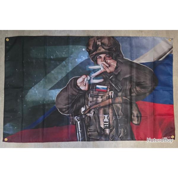 Drapeau style militaire Russe airsoft Russie 150x90 cm