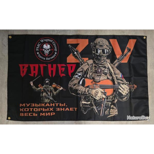 Drapeau style militaire Russe airsoft Russie le violoniste PMC 150x90 cm