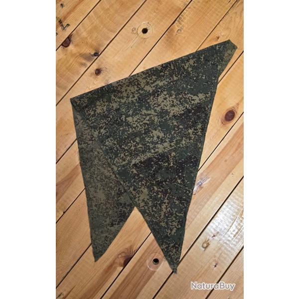 Foulard bandana triangulaire tactique camouflage EMR-Digital Flora Airsoft Russie