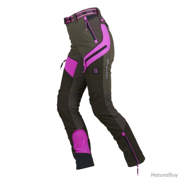 PANTALON POUR FEMME UNIVERS MOLVENO VERT/FUCHSIA