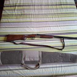 Fusil de chasse avec housse + bretelle