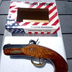 Derringer pistolet poudre noire mod&egrave;le Philadepphia calibre 45