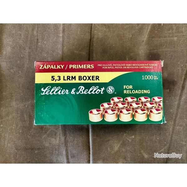 SELLIER ET BELLOT AMORCES 5,3 LARGE RIFLE MAGNUM X 1000