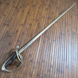 SABRE D'OFFICIER D'INFANTERIE 1882 MANUFACTURE NATIONALE D'ARMES DE CHATELLERAULT  1890