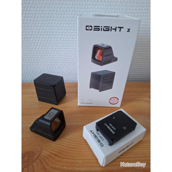 Viseur point rouge Osight X + montage picatiny
