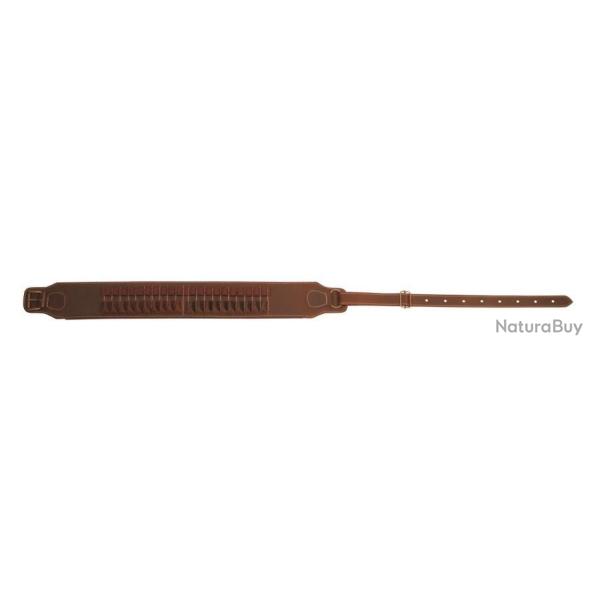 Cartouchi�re cuir vieilli grande chasse 20 balles