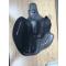 petites annonces chasse pêche : Holster GK cuir noir revolver smith et Wesson K/L état bon