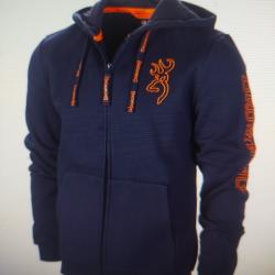 Browning sweatshirt Snapshot zip blue
