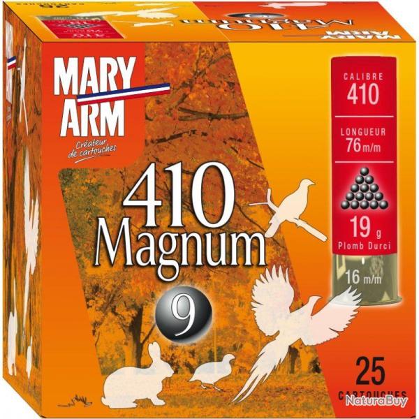 MARY ARM 410 MAGNUM 36/16/76 - Bourre R�versible - 19g - Plomb Durci N�7.5
