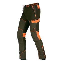 PANTALON UNIVERS KEVLAR SUPER VERT/ORANGE