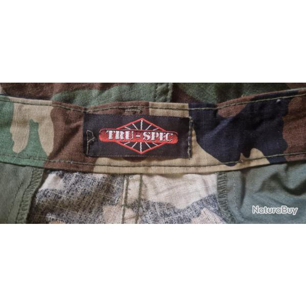 Pentalon de treillis tru spec woodland