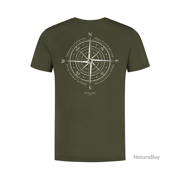 T-Shirt Korda Compass Dark Olive XXL