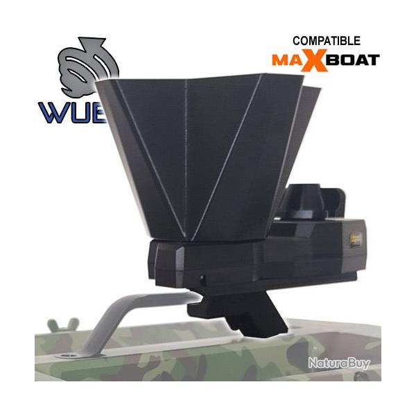 Epandeur Bait Boat Pod Wubs-X pour Anatec Maxboat Black
