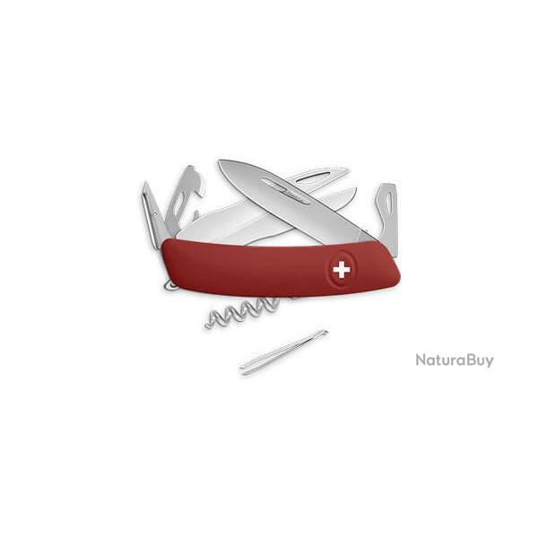 Couteau Suisse Swiza D07 Allmatt - rouge