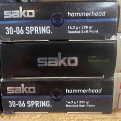 Sako 30-06 hammerhead 220 grains