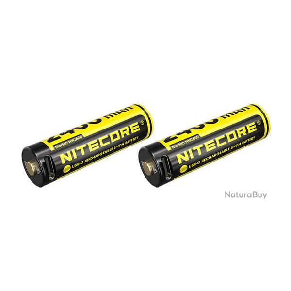 Pack 2x Batteries (AA) NH2400 Nitecore