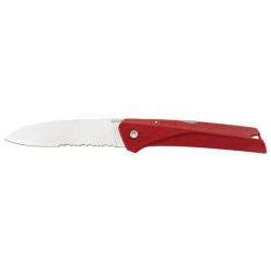 Couteau Fixe Florinox Kiana Rouge crant&eacute;