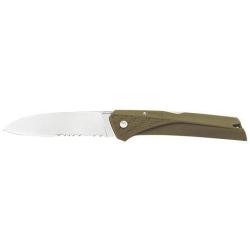 Couteau Fixe Florinox Kiana Kaki crant&eacute;