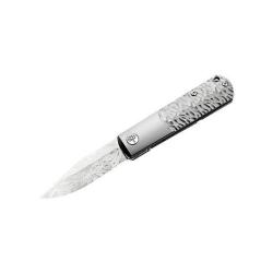 Couteau Pliant Boker BRLW Meteorite Damast Platinum Edition