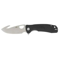 Couteau Honey Badger Large Hook Noir