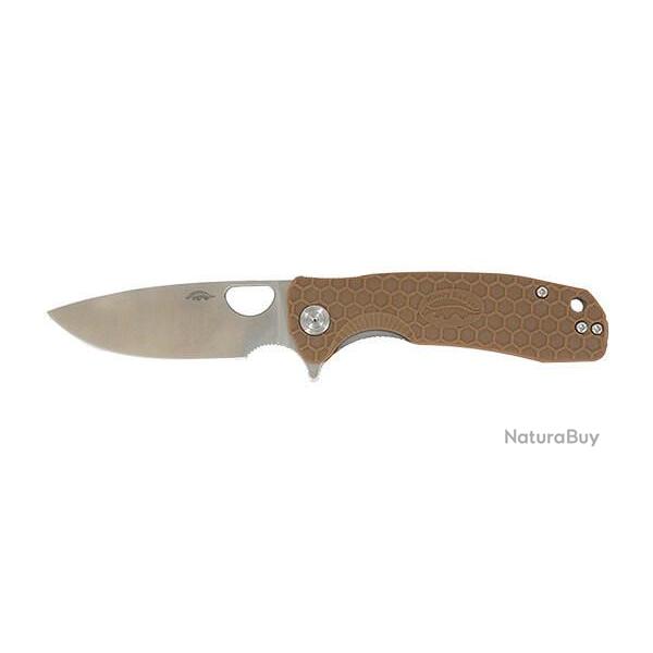 Couteau Honey Badger Small Flipper Tan