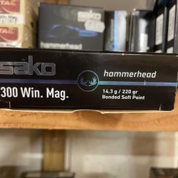 Sako 300 win mag hammerhead 220 grains