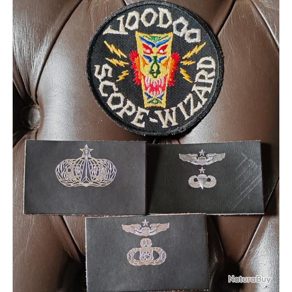 Patches usaf p�riode 50-70, lot non dissociable
