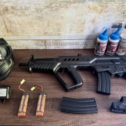 Pack complet Airsoft IWI Tavor 21 AEG 1,3J (Umarex) + accessoires