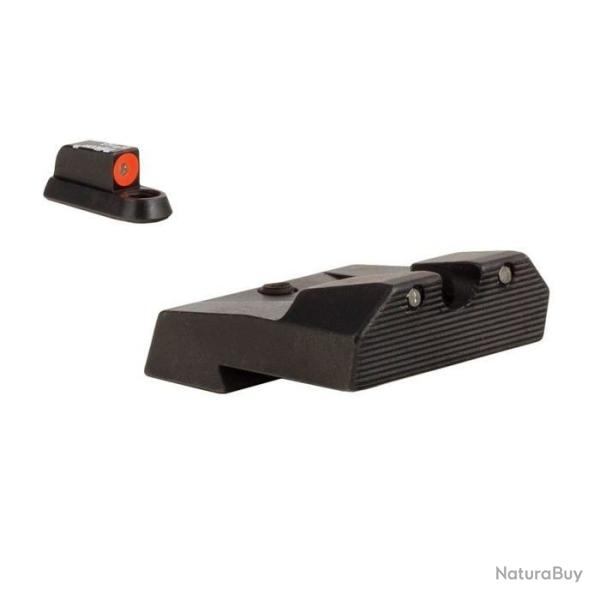 Hausse + guidon TRIJICON HD XR Vert/Orange pour CZ P10 et P10C