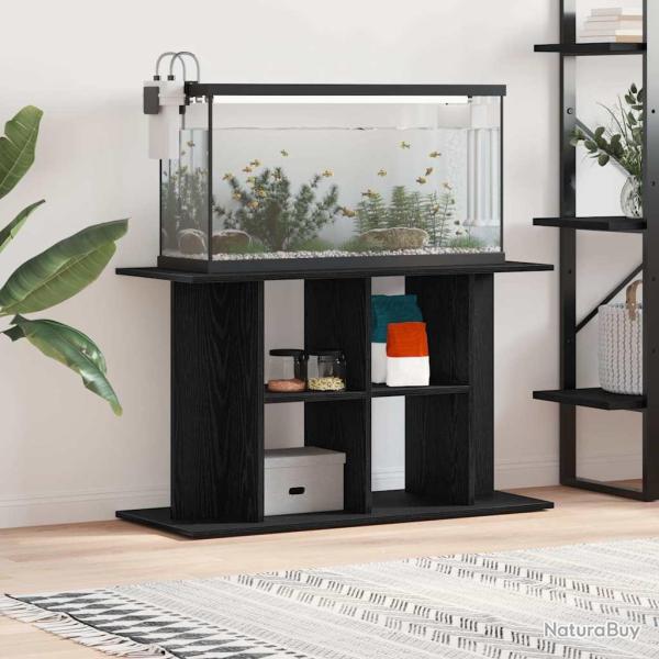 Support d'aquarium Ch�ne noir 100x40x60 cm Bois d'ing�nierie
